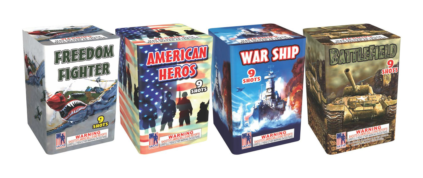 Special Forces Series* - 9 shot cakes