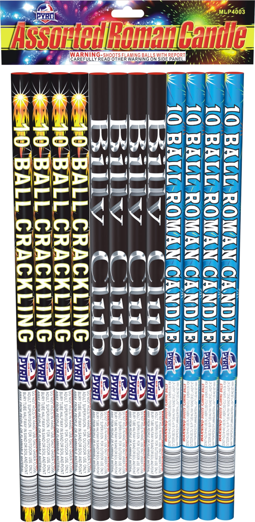 Assorted Roman Candle Pack