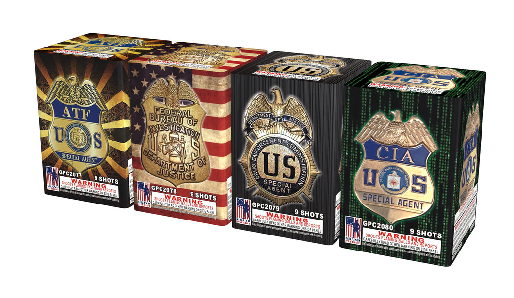 Federal Agents Series* - 9 shot cakes