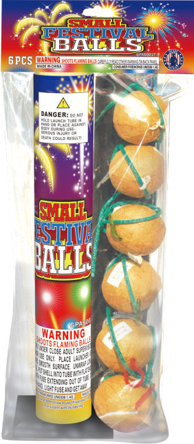 Small Festival Balls (Poly Bag)