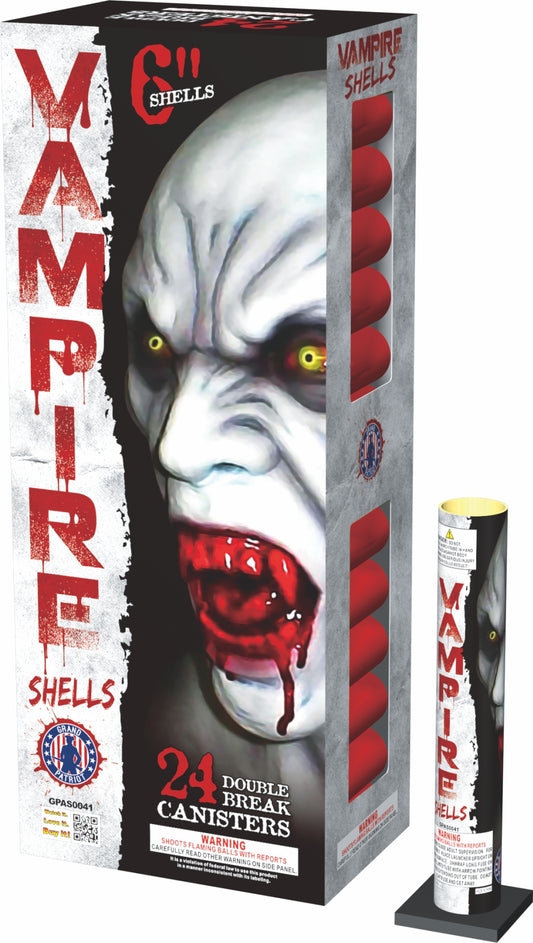 Vampire Shells - 6" Double Break Super Shells