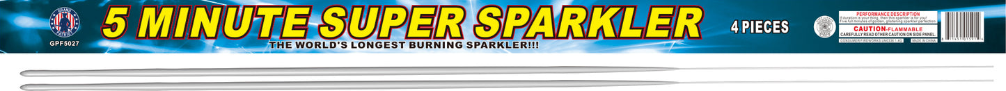 5 Minute Super Sparkler