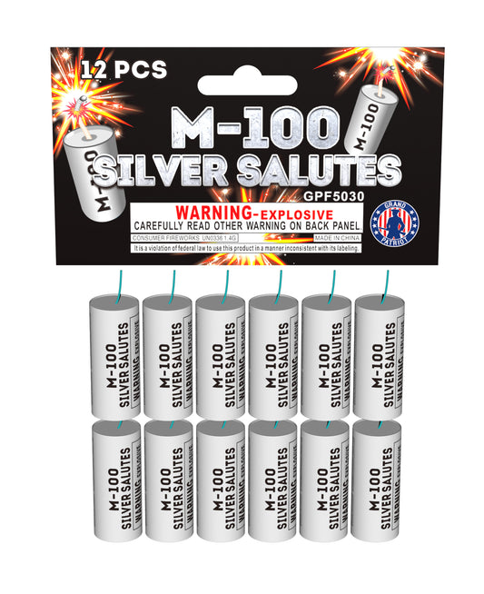 M-100 Silver Salutes (12 pack)